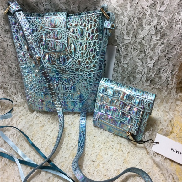 $FIRM$ - NO OFFERS NWT $FIRM$ BRAHMIN WONDERLAND CROSSBODY & WALLET - Picture 5 of 10